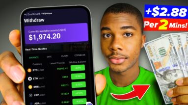 How to Make Money Online With Crypto Arbitrage! (Earn $2.88 Every 2 Minutes)