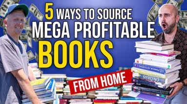 Top 5 Ways to Source Mega Profitable Books From Home