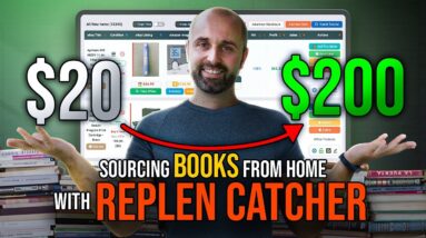 Turn $20 Into $200 Sourcing Books From Home with Replen Catcher