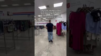 None of the customers in this thrift store know Im going to make $500! #thriftmaster