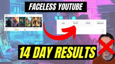 I Started a Faceless YouTube Channel [14 Day Results]