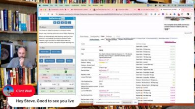 Live eBay to Amazon Sourcing with Replen Catcher 🔴