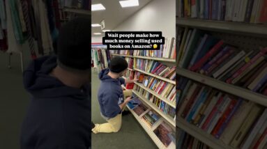 Wait people make how much money selling used books on Amazon? #amazonfbareseller