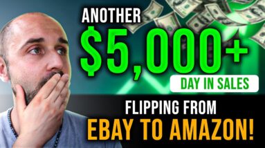 Another $5,000+ Day in Sales Flipping From eBay to Amazon!