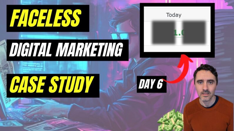It's day 7 in the faceless digital marketing case study and happy to report we have earned some