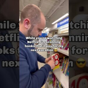 While you’re watching Netflix, I’m scanning books that’ll pay for my next vacation.