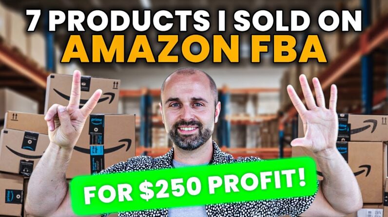 7 Products I SOLD on Amazon FBA For $250 Profit!