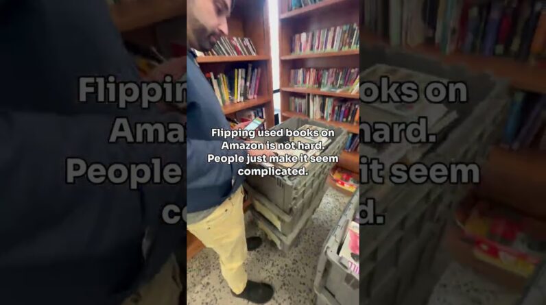 Flipping used books on Amazon is not that har. #amazonsellers