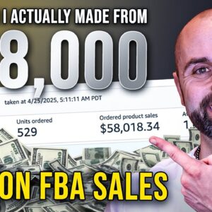 How Much NET PROFIT I Actually Made from $58,000 in Amazon Sales