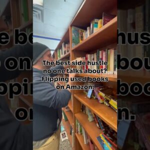 The best side hustle no one talks about? 👉🏻 Flipping used books on Amazon!