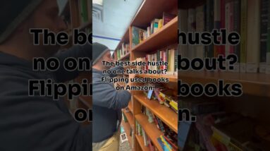 The best side hustle no one talks about? 👉🏻 Flipping used books on Amazon!