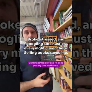 Selling books saved me! #amazonsellers