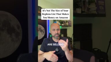 It's not the size of your replens list that makes you money on Amazon.  #amazonseller
