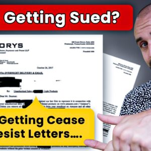 What To Do When You Receive Amazon Cease and Desist Letters From Law Firms?