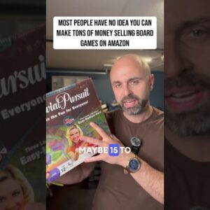Most people have no idea you can make tons of money selling board games on Amazon! #amazonseller