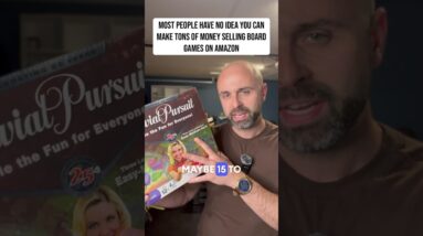 Most people have no idea you can make tons of money selling board games on Amazon! #amazonseller