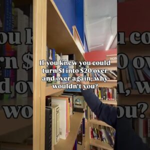 If you knew you could turn $1 into $20 over and over again, why wouldn’t you? #amazon