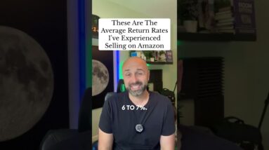 These are the average return rates I've experienced selling on Amazon.  #amazonseller