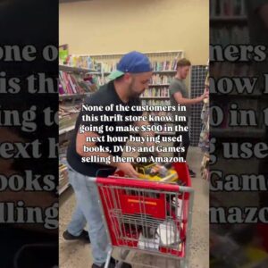 None of the customers in this thrift store know I'm going to make $500 in the next hour!  #amazon