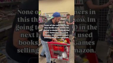 None of the customers in this thrift store know I'm going to make $500 in the next hour!  #amazon