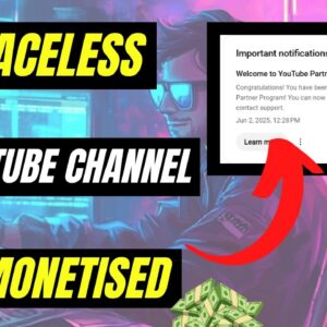 My Faceless AI YouTube Just Got Monetised 💰💰