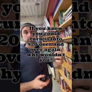 If you knew you could turn $1 into $20 over and over again, why wouldn't you? #amazonseller