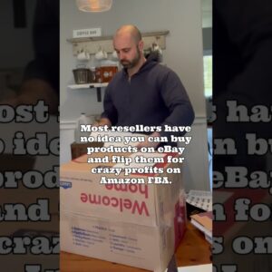 Most resellers have no idea you can buy products on eBay and flip them on Amazon FBA. #amazonseller