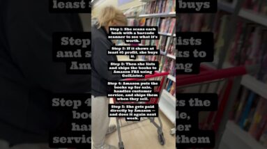 My 70-year-old mom is making $3,000 a month selling used books on Amazon. #amazonseller