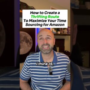 This is how you create a Thrifting Routine to maximaze your time sourcing for Amazon.   #amazon