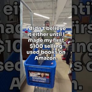 I didn't believe it either until I made my first $100 selling used books on Amazon.  #amazonseller
