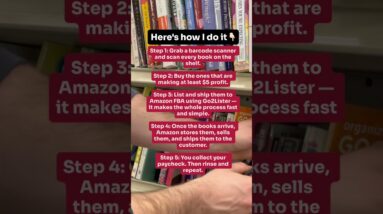 Flipping used books on Amazon is not hard! #amazonseller