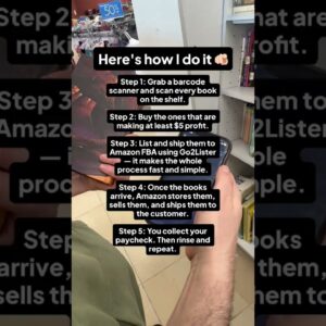 While you're watching Netflix, I'm scanning books that'll pat for my next vacation!  #amazonseller