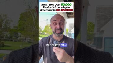 Everyone says you'll get banned selling eBay to Amazon without invoices... 🤔 #amaoznseller