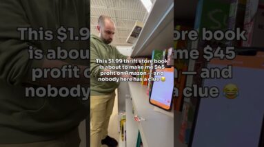 This $1.99 thrift store book is about to make me $45 profit on Amazon — and nobody here has a clue!
