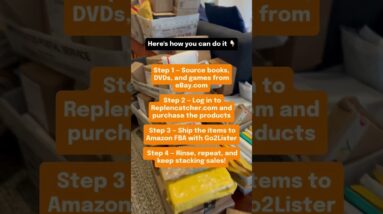 Stop dreaming about side hustles. eBay to Amazon is the real one. #amazonseller