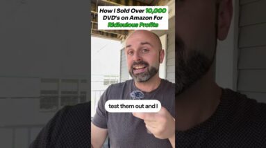 This is how I sold over $10,000 DVD's on Amazon For Ridiculous Profits!  #amazonseller