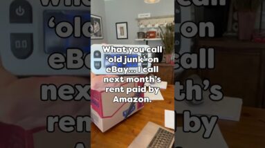 What you call ‘old junk’ on eBay… I call next month’s rent paid by Amazon. #ebay #ebayreseller