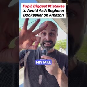 🚨 NEW BOOKSELLERS: These 3 mistakes could KILL your Amazon profits before you even start! #amazon