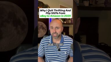 I'm OBSESSED with eBay to Amazon flipping - and here's why I ditched thrifting forever. #amazon