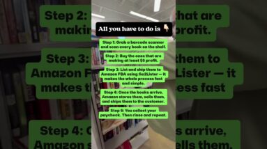 POV: You found a sidde hustle that makes money with NO BOSS. NO DEADLINES. Just profit! #amazon