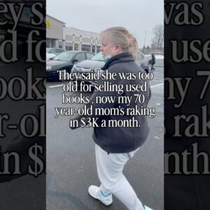 They said she was too old for selling used books on Amazon! #amazonseller