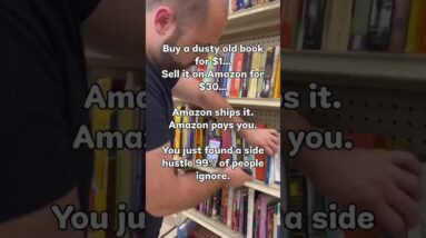 Buy a dusty old books for $1 and sell it on Amazon for $30. #oldbooks #amazonseller