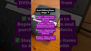 You see dusty old DVDs on eBay… I see free steak dinners from Amazon. #amazonseller