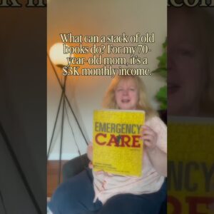 What can a stack of old books do? #momsofinstagram #workfromhome #stayathomemom #thrifting #amazon