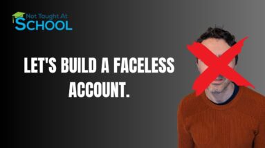 Faceless Affiliate Marketing: How To Start: Part 1