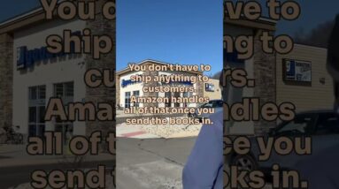 You don’t have to ship anything to customers. Amazon handles all of that once you send the books in.