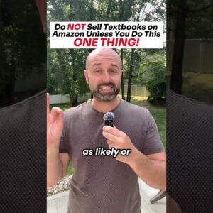 ROOKIE MISTAKE: Selling textbooks on Amazon without checking this first.