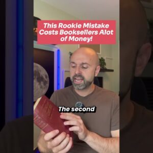 This rookie mistake is costing booksellers SERIOUS money! #amazonseller