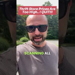 "I'm quitting book selling because Goodwill prices are too high!" #amazonseller