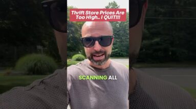 "I'm quitting book selling because Goodwill prices are too high!" #amazonseller